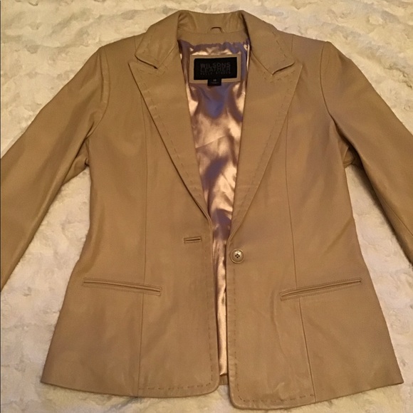 Tan Wilson’s Leather Pelle Studio Jacket - Picture 2 of 4